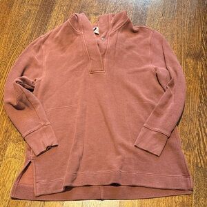 Athleta Cowl Neck Sweater - Rust